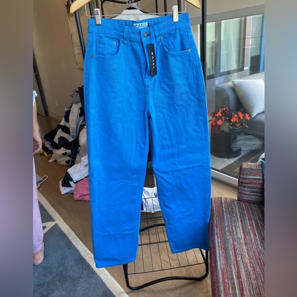 Motel rocks - PARALLEL JEANS IN AZURE BLUE - Picture 2 of 3